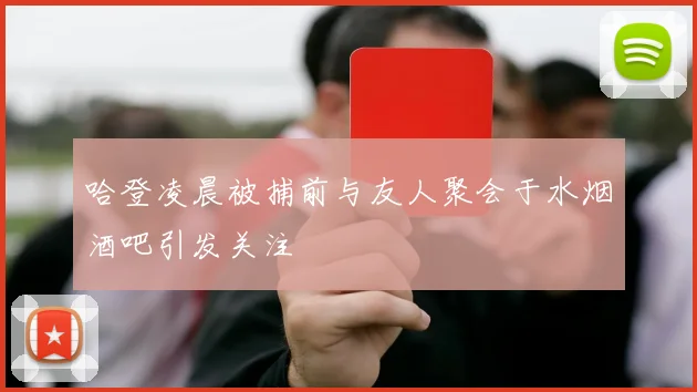 哈登凌晨被捕前与友人聚会于水烟酒吧引发关注